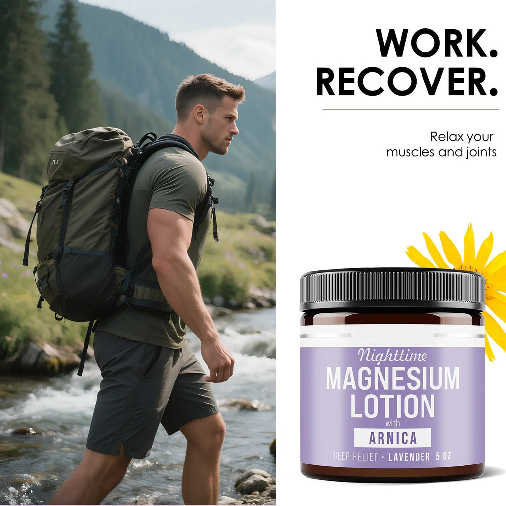 150ml magnesium body butter cream jar with shea butter and grape seed oil