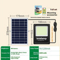Outdoor solar-powered LED light with waterproof IP65 rating for courtyard and garden installation