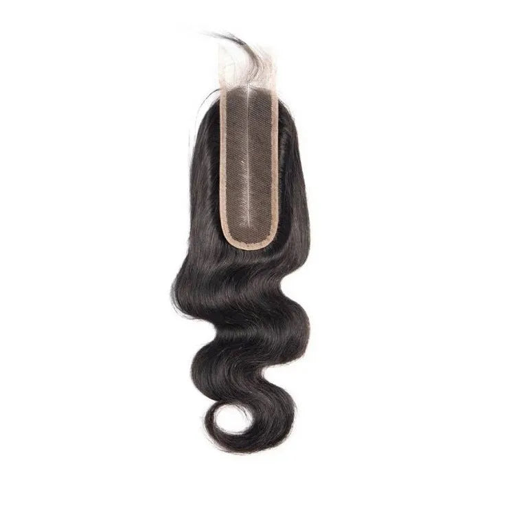 Hand-woven straight human hair wig for women in natural colour, shown in various lengths.