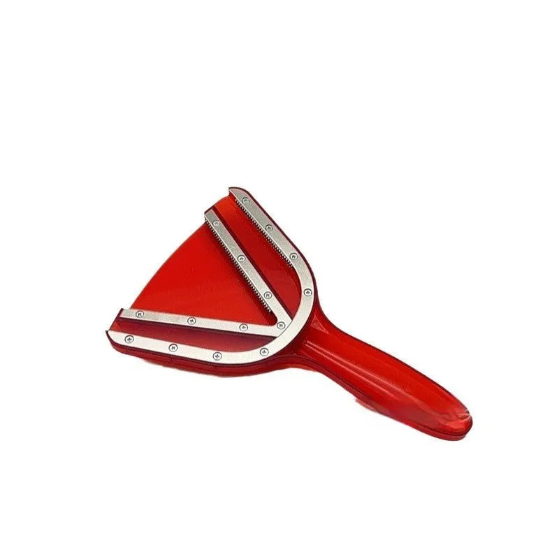 Red transparent grey ABS plastic telescopic bottle opener with non-slip handle.