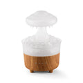 Rain cloud shaped ultrasonic humidifier with aromatherapy diffuser and 7 colour LED night light