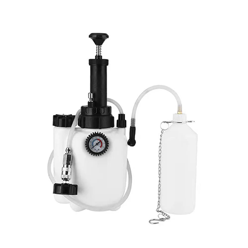 White 3L brake oil tank replacement tool for automobile brake fluid systems