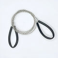 German stainless steel wire survival saw with black finish, approximately 70cm long