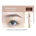 Small Gold Chopsticks ultra-fine eyebrow pencil in 5 colours including light brown, kaki brown, dark brown, gray black, and black