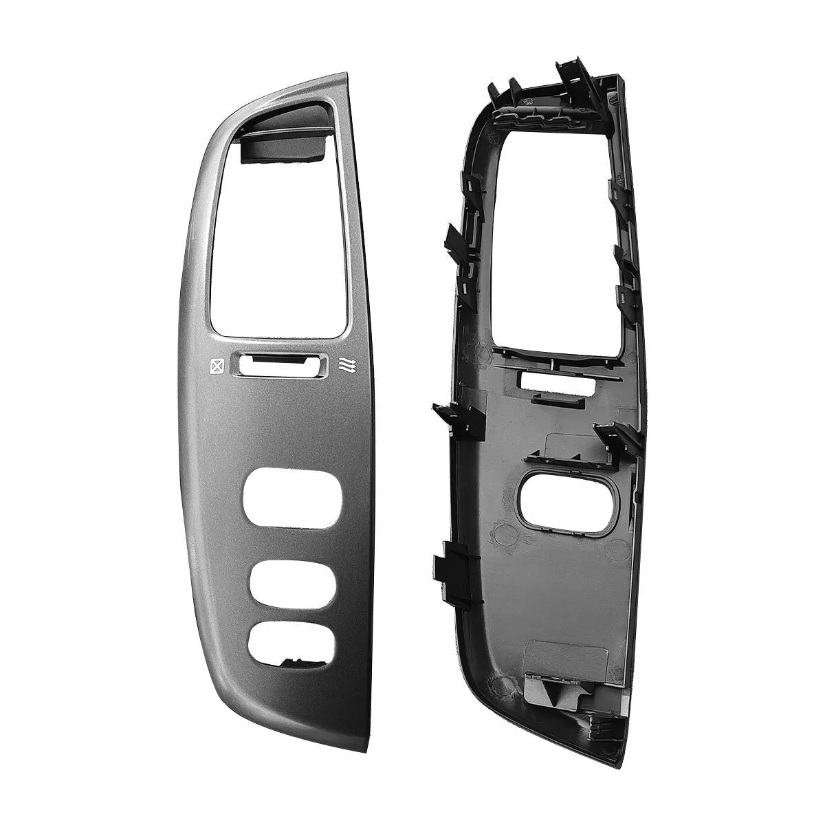 Peach wood colour ABS air outlet replacement panel for vehicle dashboard vent