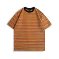 Loose fit cotton couple's T-shirt in short sleeve round neck style showing colour options