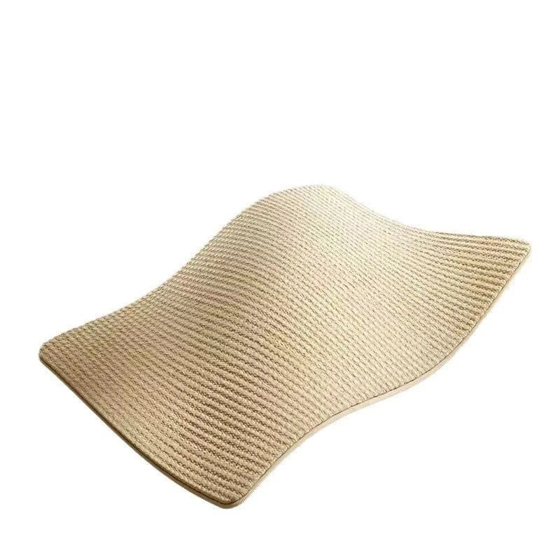 Sisal cat scratch board with natural fibre surface in pastoral style