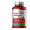 Bottle of 150 apple vinegar capsules for daily health supplementation