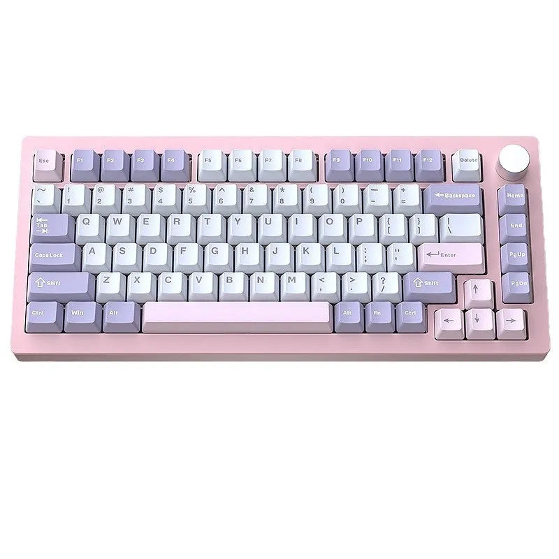 Heiji Snake aluminium mechanical keyboard kit with keycap puller and USB receiver on a desk.