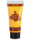 25ml tube of neon green gouache face and body paint, safe and non-toxic.