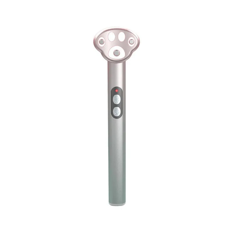 Cat's Paw eye massager in gradient pink with micro-current vibration and three gears.