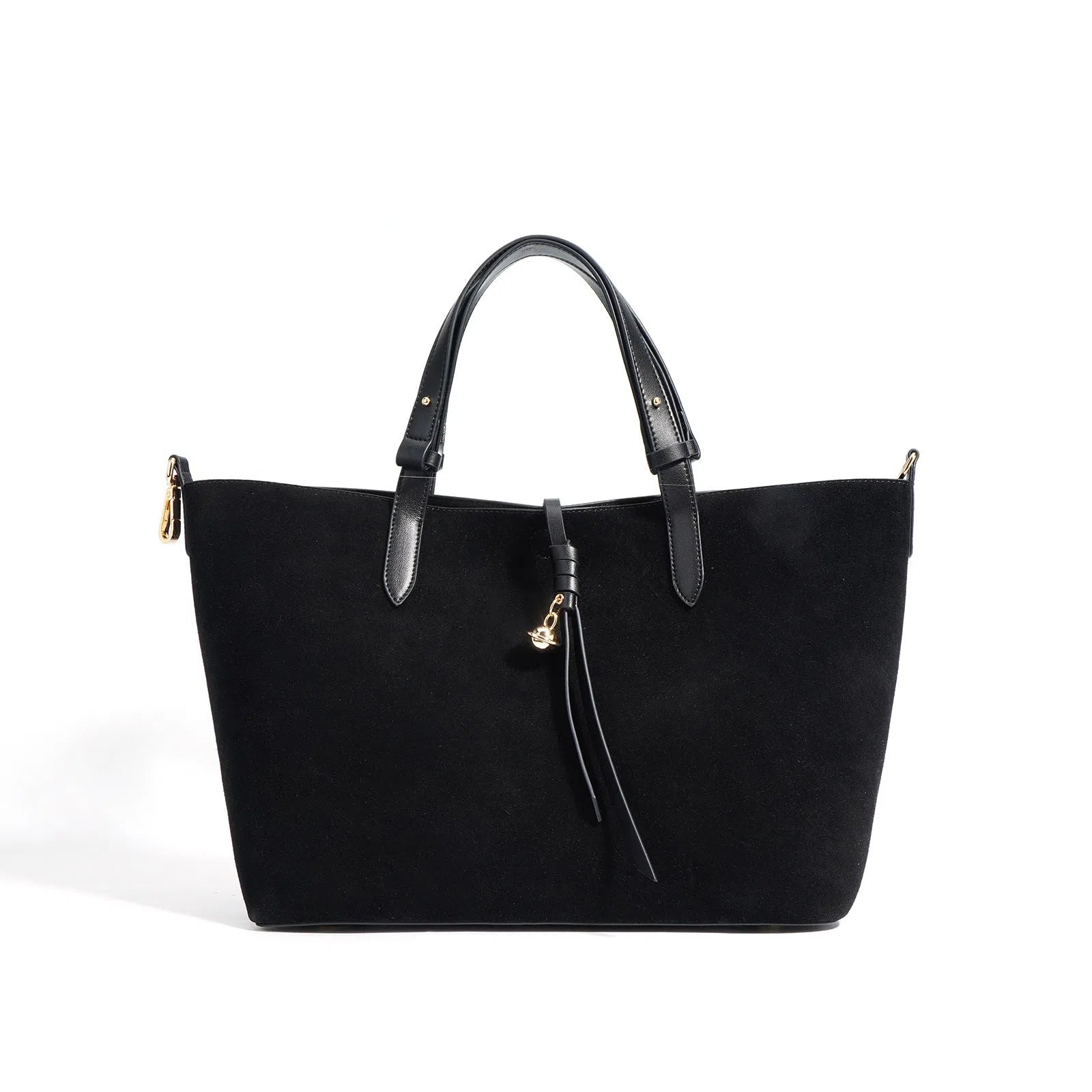 Retro bucket tote bag in Maillard colours with cotton lining and document pocket