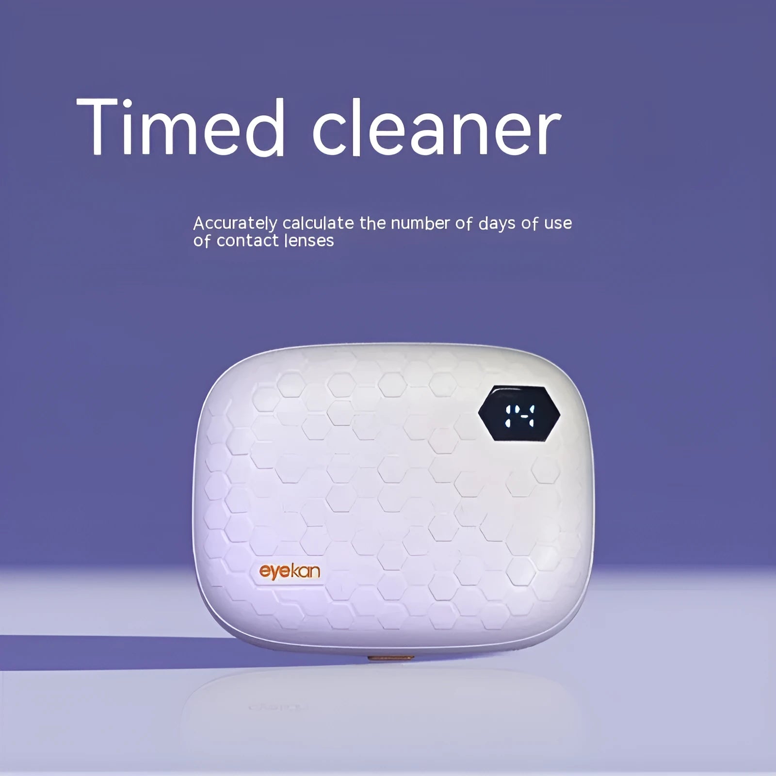 Automatic ultrasonic cleaning machine for invisible glasses in plastic housing