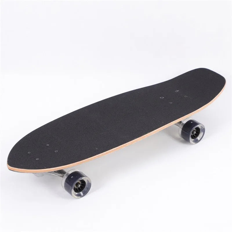 White maple wood street scooter skateboard with 31-inch deck