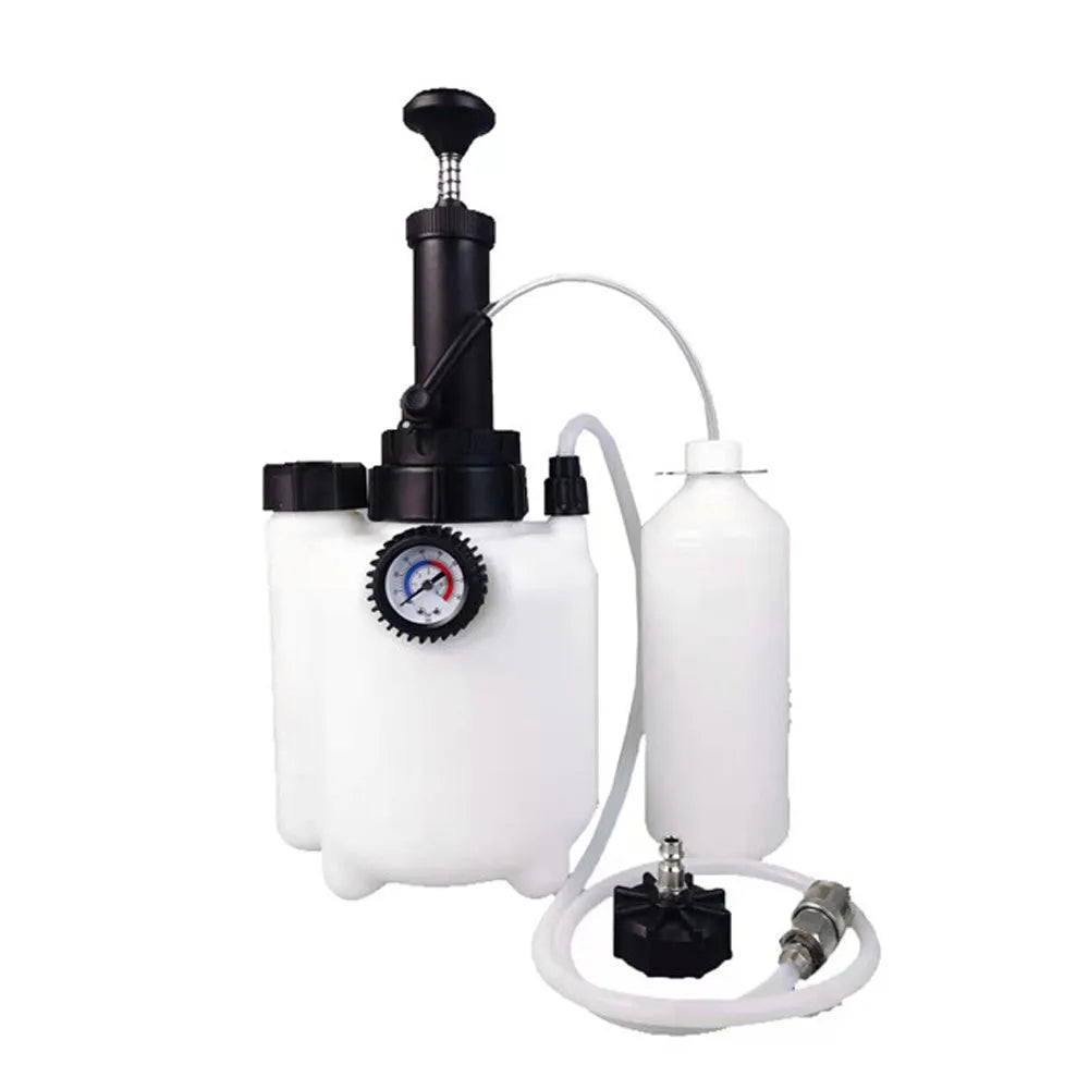 White 3L brake oil tank replacement tool for automobile brake fluid systems