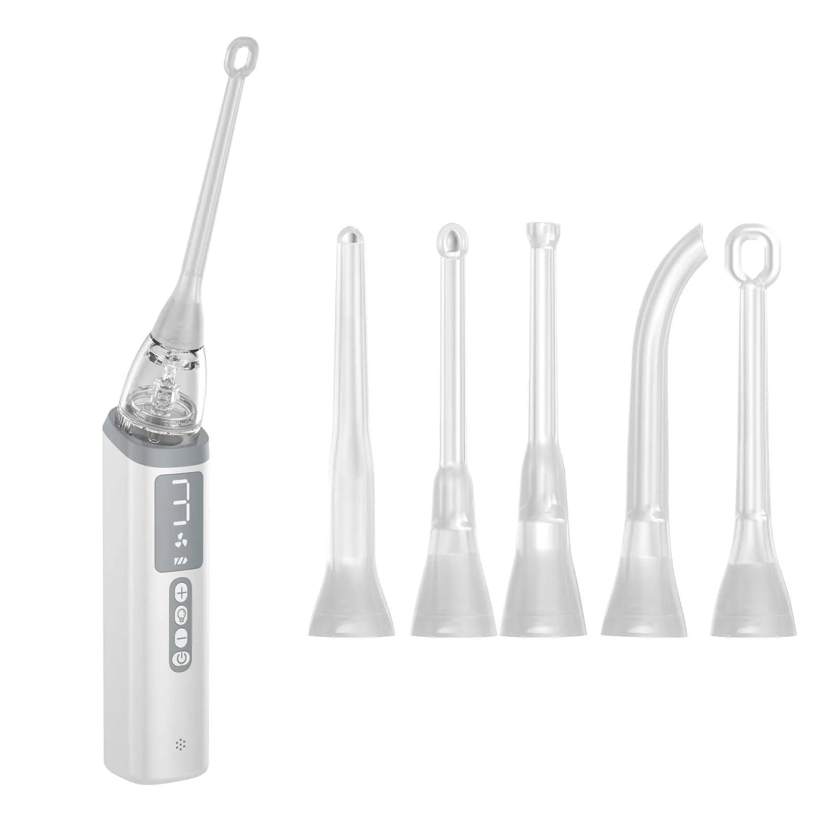 Cross-border tonsillar extractor oral cleaning tools in milky white for dental stone removal