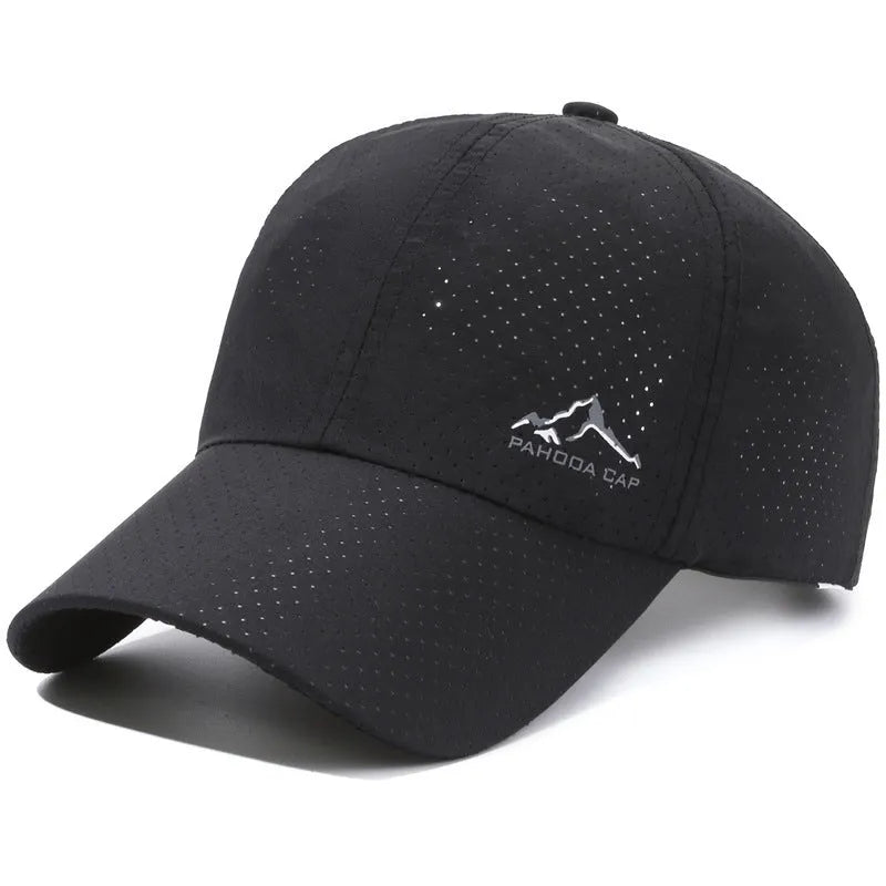 Korean style adjustable baseball cap in polyester fabric with dome crown design