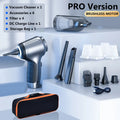 Car mounted brushless handheld vacuum cleaner with 12000Pa suction and charging type power supply