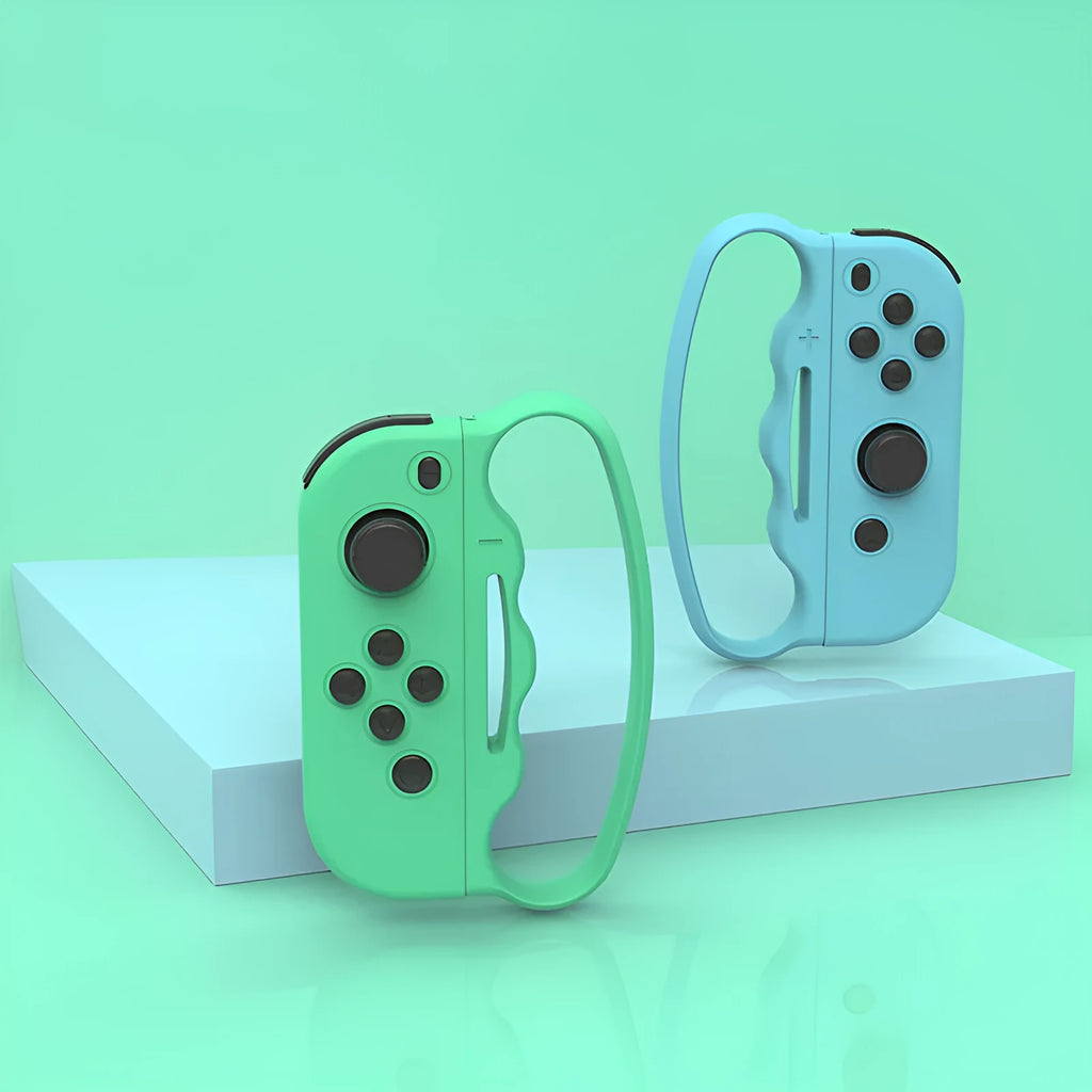 Nintendo Switch Joy-Con game handle grip with hand rope accessory in black colour