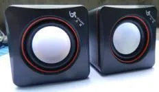Small black square USB-powered computer speaker for 700B PC model
