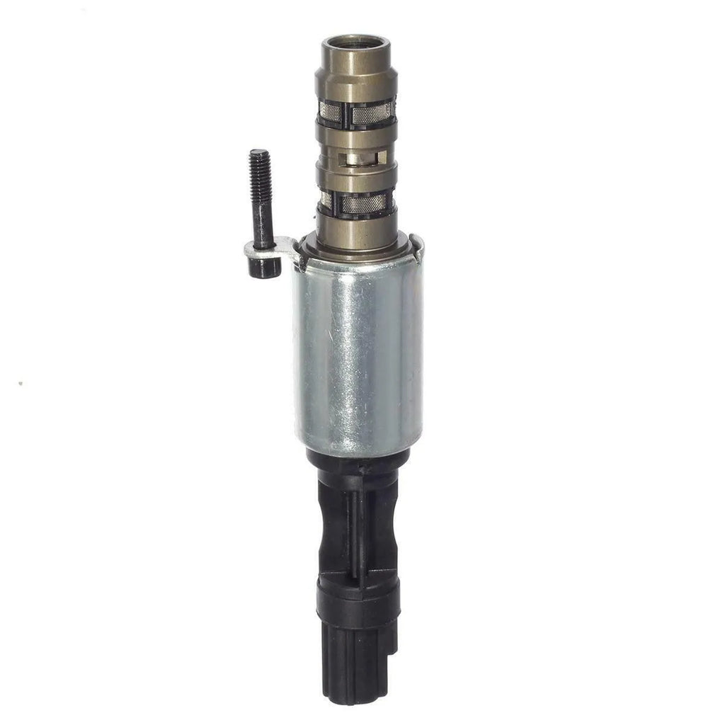Ford VVT oil control valve replacement part on a white background.