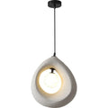 Modern retro restaurant bar chandelier with milky white 32x35cm lampshade pendant light