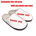 Colourful pattern-printed cotton flannel slippers with a TPR rubber sole.