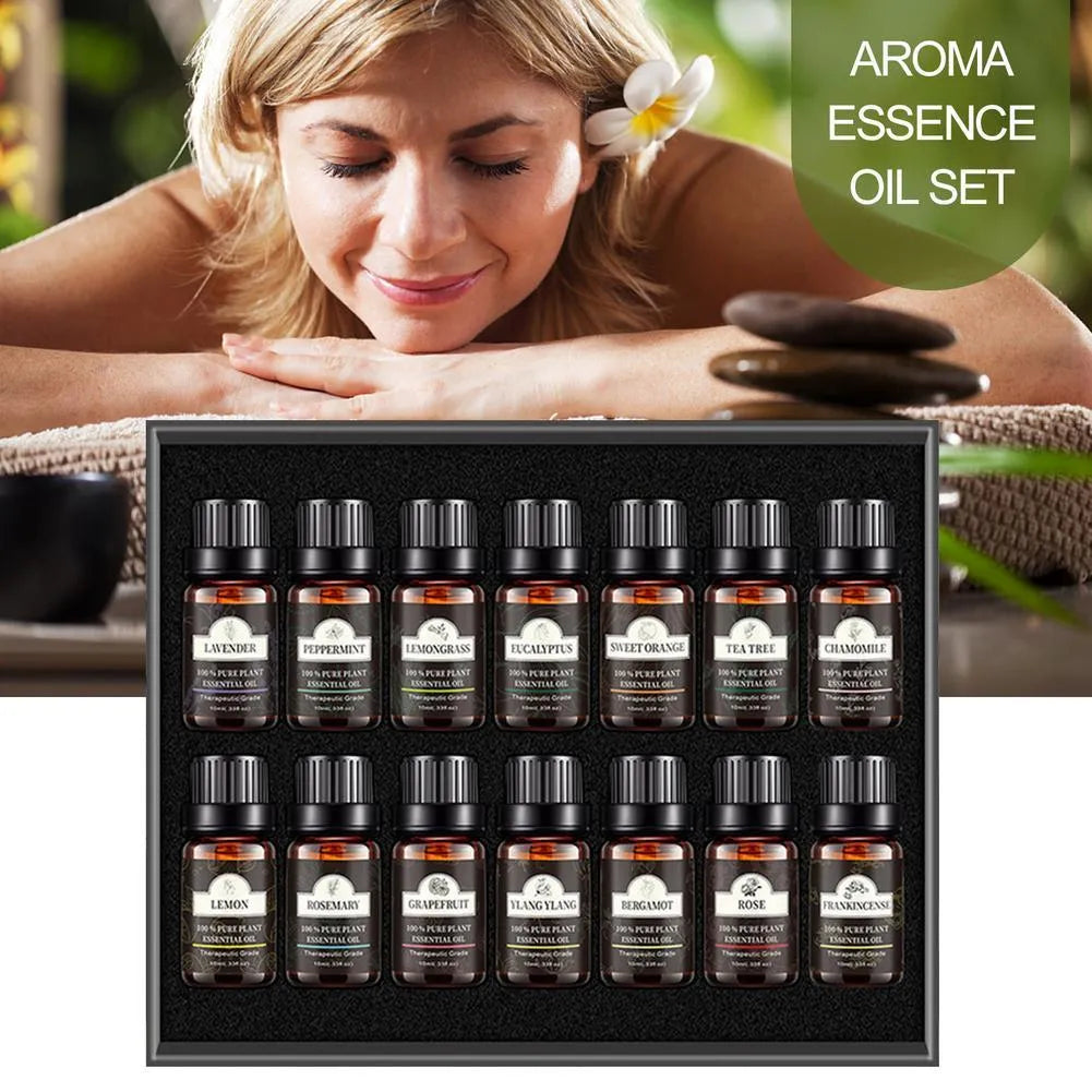 Pure lavender essential oil 10ml bottles in a multipack set