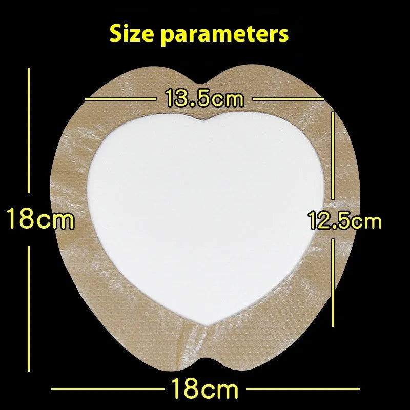 Large skin coloured silicone gel foam bedsore sticker for pressure sore prevention