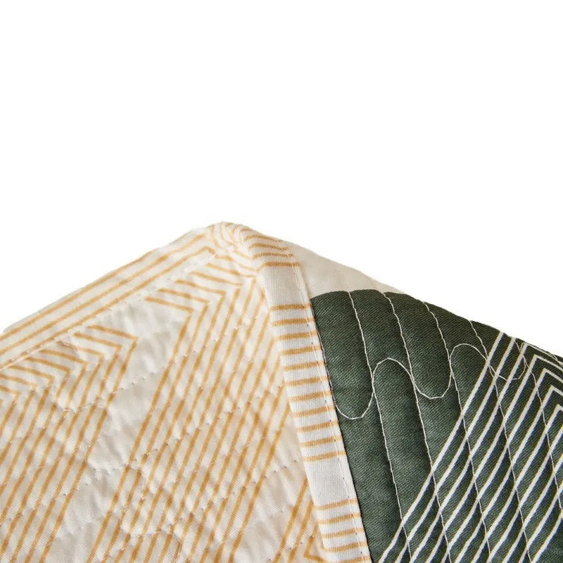 Pure cotton printed bed sheet set with modern simple design for 2.2 metre beds