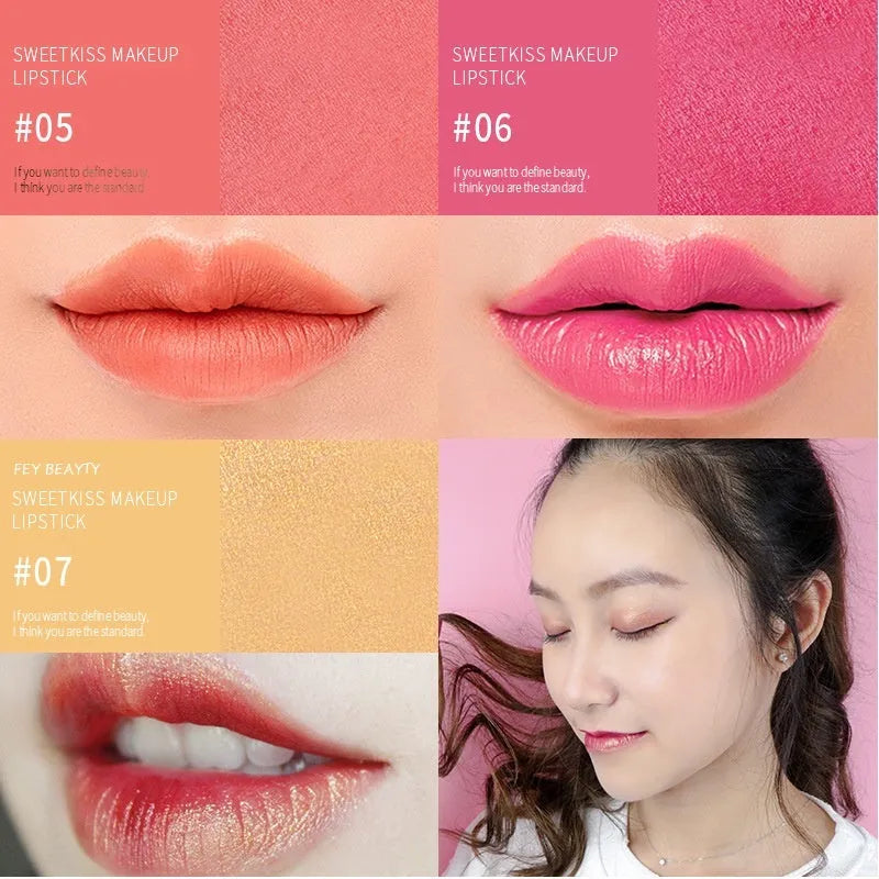 Fey Beauty nude lipstick tube in Cameo Brown shade, 3.8g moisturising non-fading formula.
