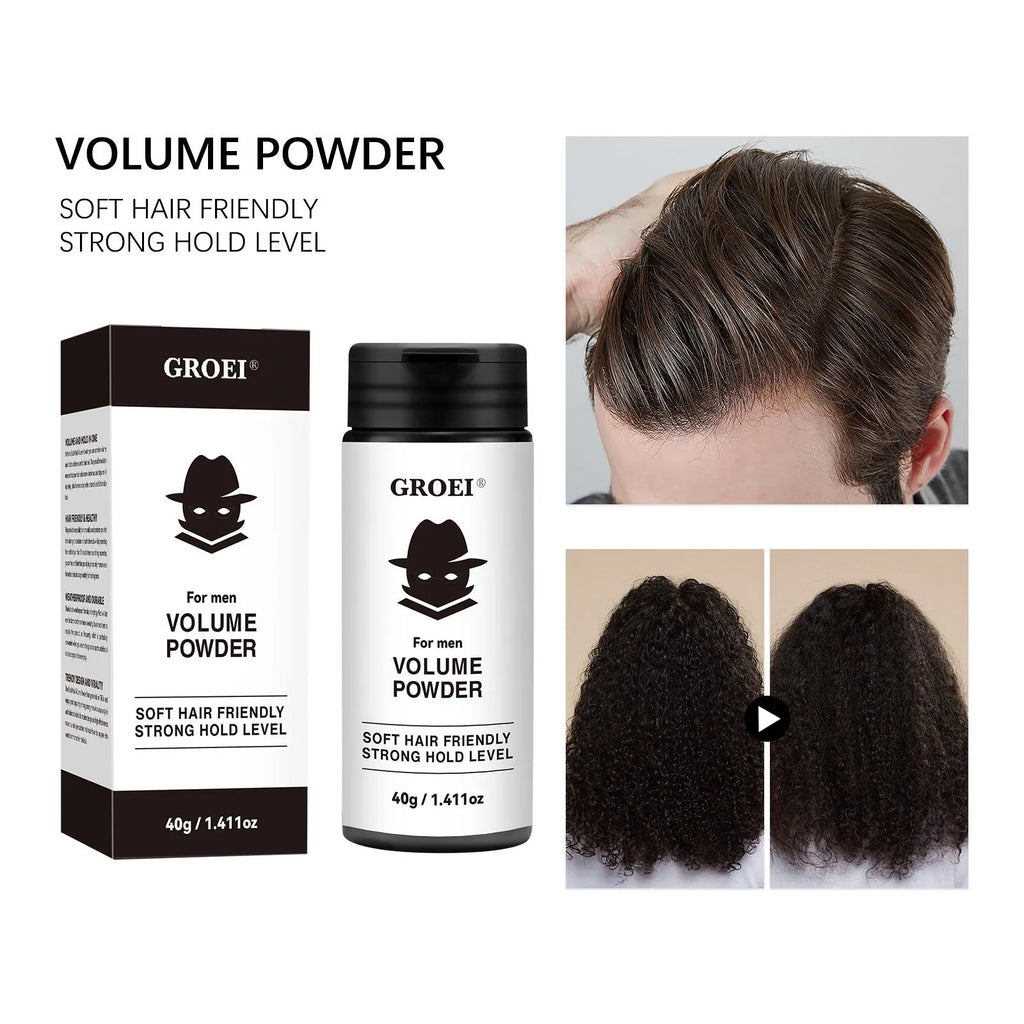 40g hair styling powder for oil control and fluffy volume in disposable packaging
