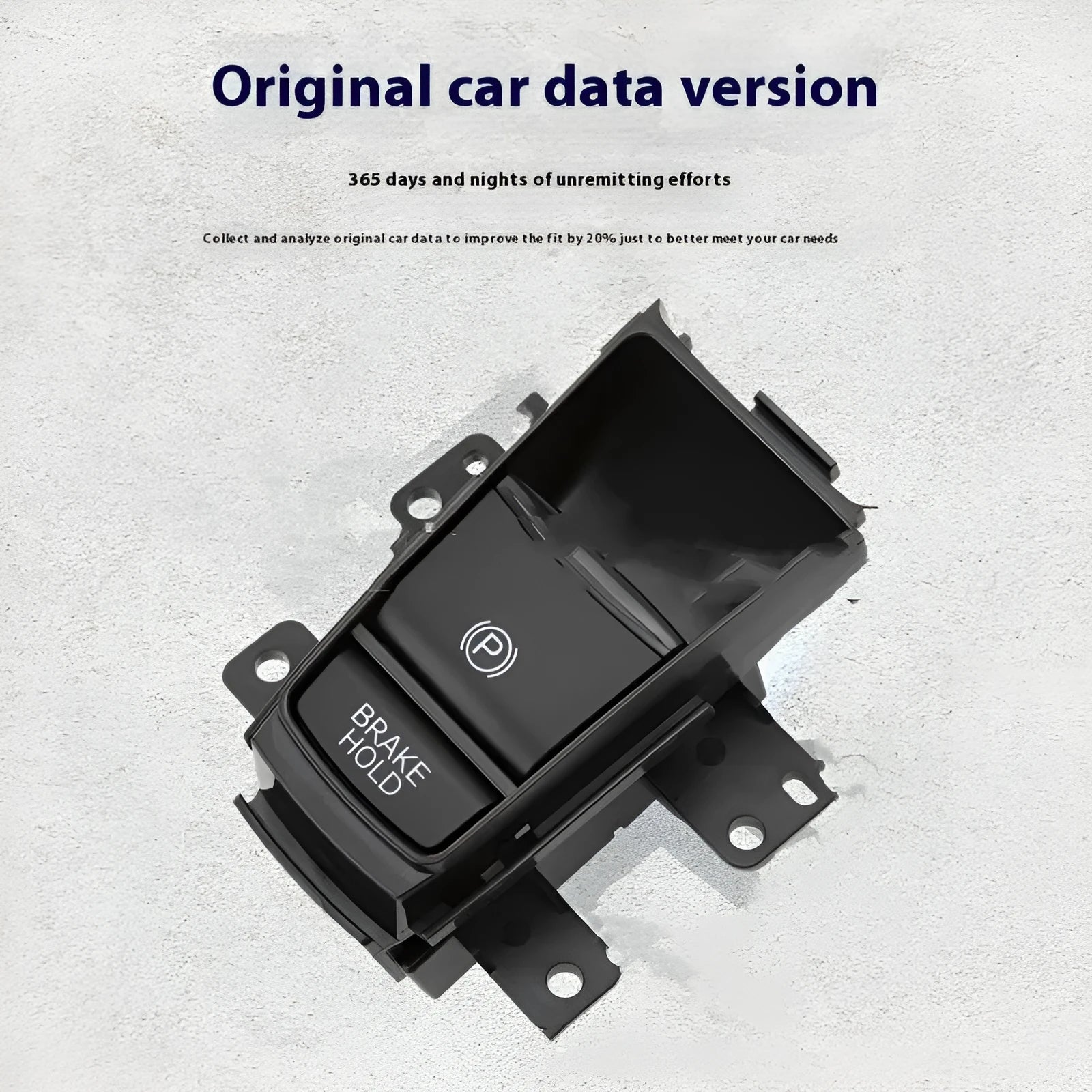 Honda XRV handbrake switch 35355-T7A-J01 black ABS PC parking brake control button