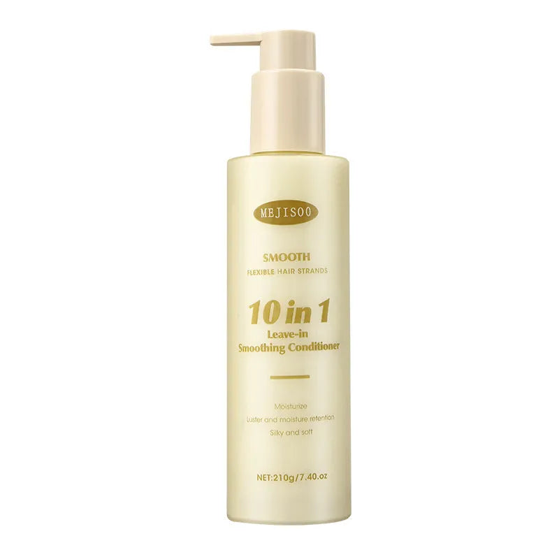 210g bottle of wash-free 10-in-1 hair conditioner for ladies frizzy hair treatment
