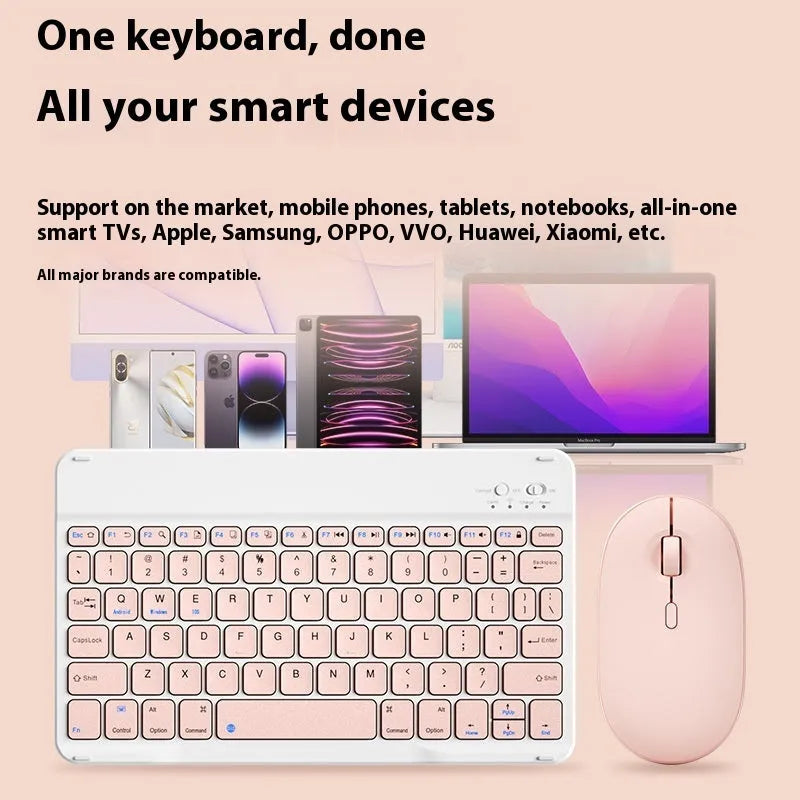 Bluetooth wireless keyboard for tablets and PCs in multiple colour options