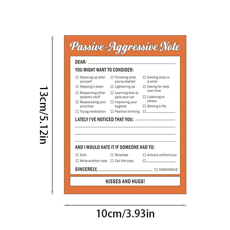 Colourful musical notes decorative paper table card measuring 13 by 10 centimetres.