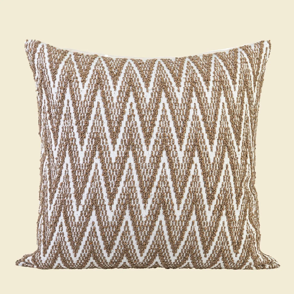 Chinese ancient style 45cm square cushion with feather velvet filler in brown colour options