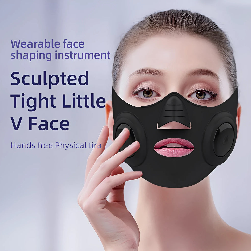 Black photon rejuvenation mask beauty device with USB charging port