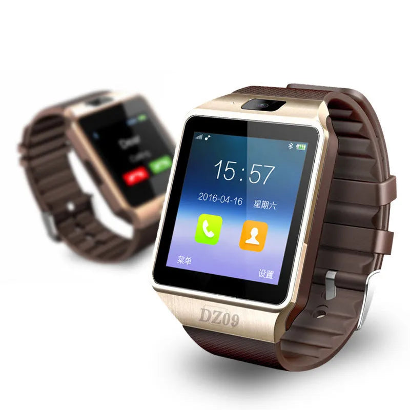 Smart watch with Bluetooth calling on adjustable wrist strap showing 1.44-inch touch screen interface